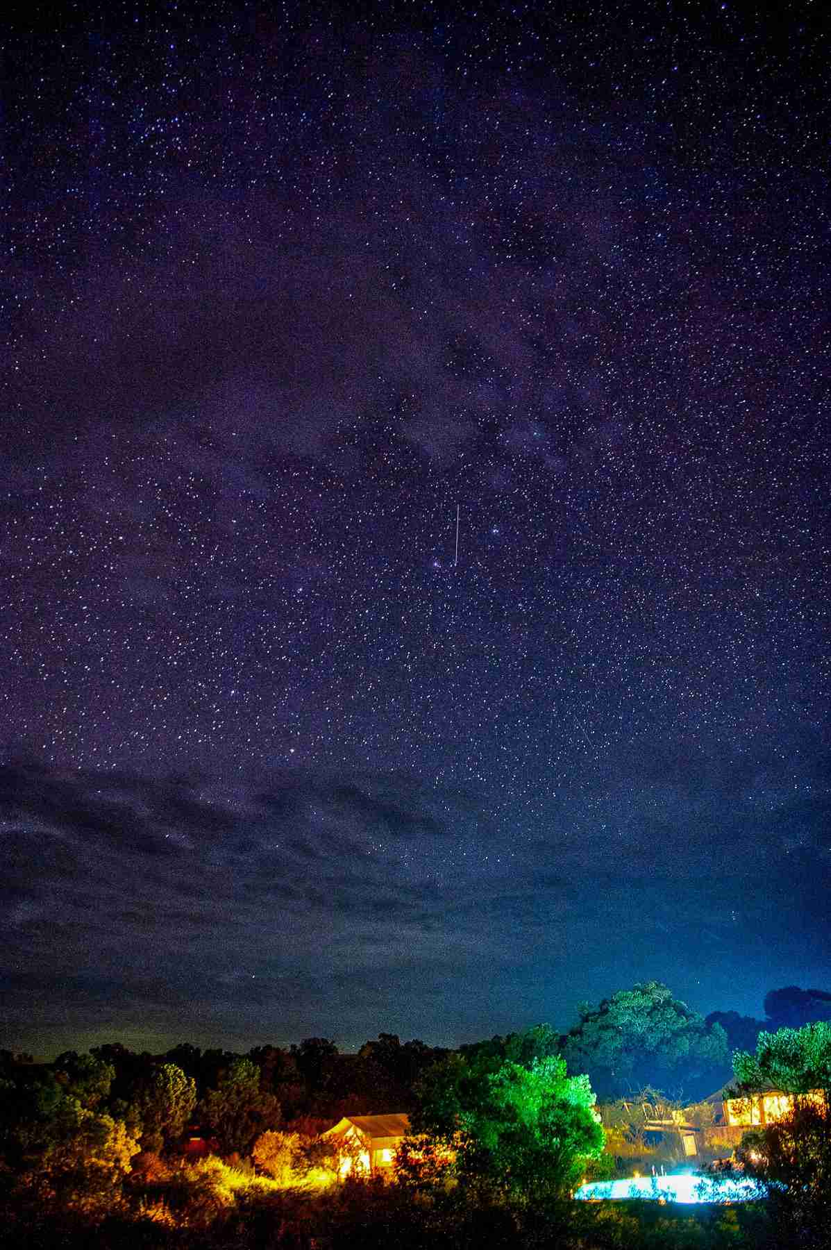 Star gazing at a luxury camp in Masai Mara