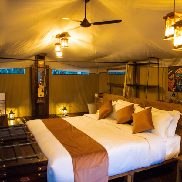 Spacious Room in Luxury Tented Camps in Masai Mara Kenya