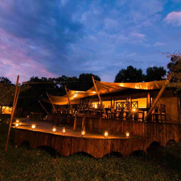 Dining tent of Ilora Retreats